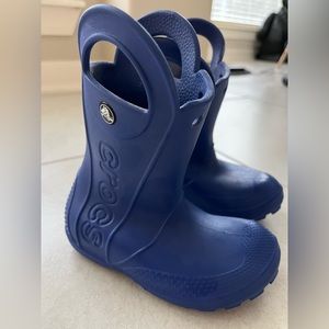 Kids crocs rain boots
